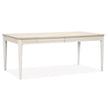 Salt Life Home Echo Isles Sea Pearl and Driftwood Extendable Rectangular Dining Table