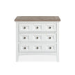 Magnussen Home Heron Cove Chalk White & Dovetail Grey Nightstand