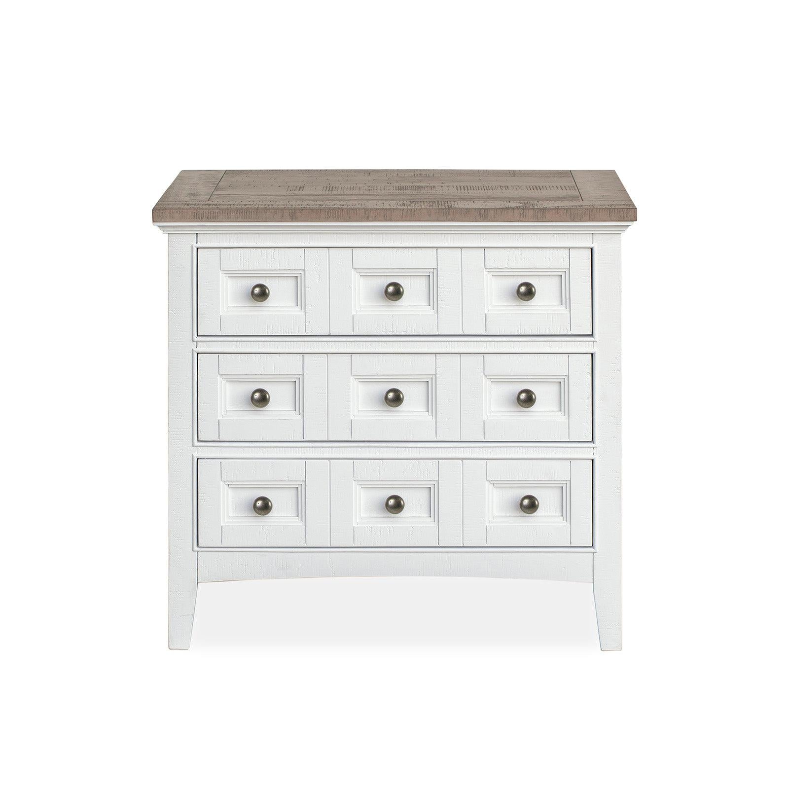 Magnussen Home Heron Cove Chalk White & Dovetail Grey Nightstand
