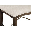 Magnussen Home Westley Falls Graphite Upholstered Bench