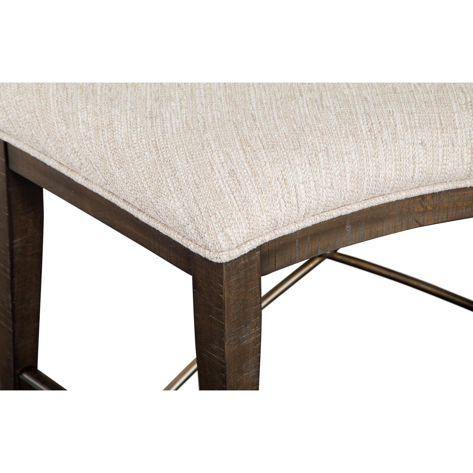 Magnussen Home Westley Falls Graphite Upholstered Bench