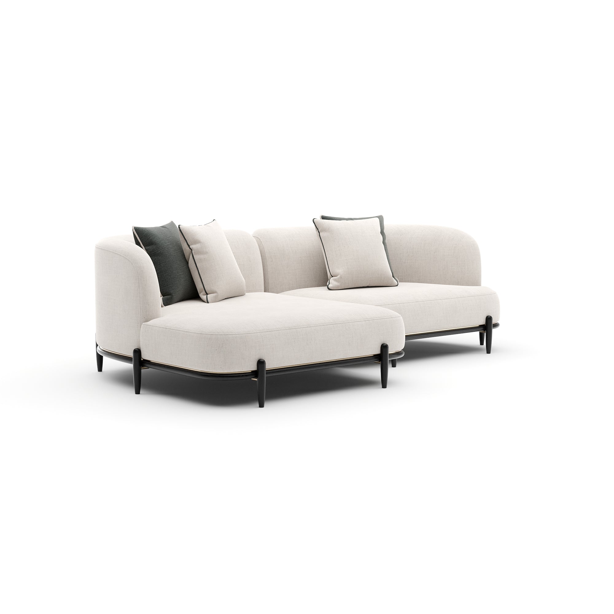 Caracole Madera Sectional