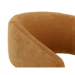 Sunpan Lloret Wheeled Dining Armchair, Amber