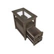 Magnussen Home Paxton Place Dovetail Grey Chairside End Table
