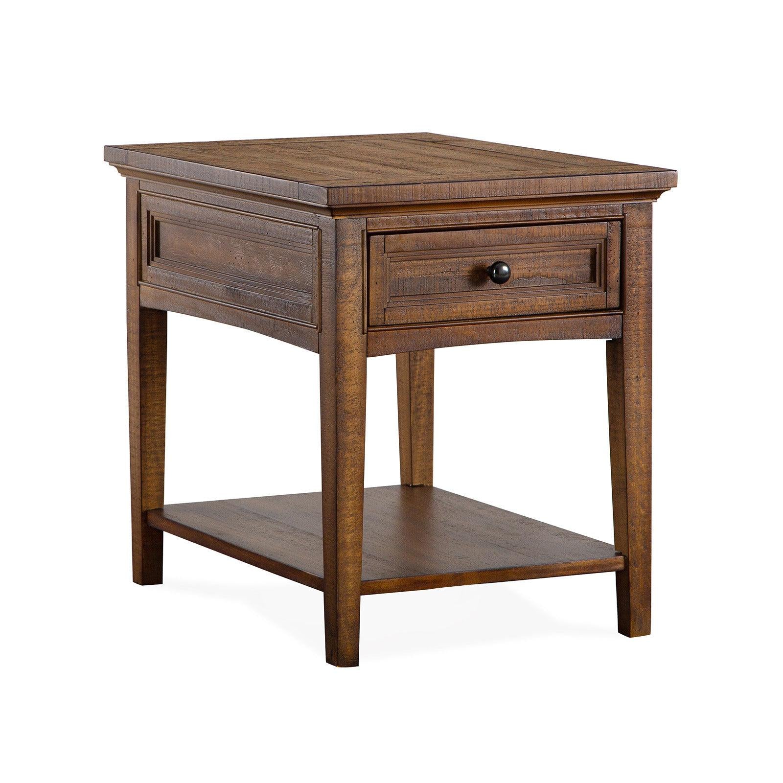 Magnussen Home Bay Creek Toasted Nutmeg End Table