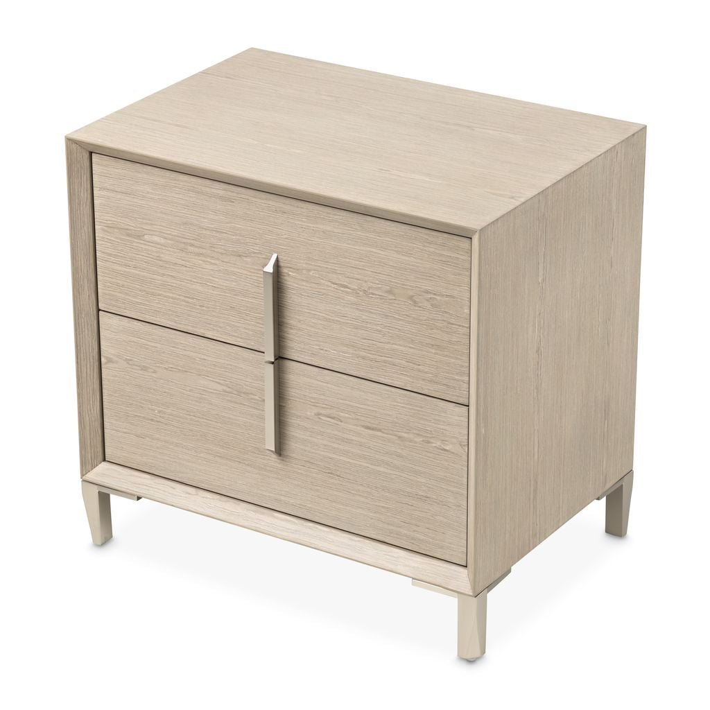 Michael Amini Lotus Bay Large Nightstand - Sand