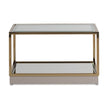 Michael Amini Savannah Breeze Bright Gold Short Cocktail Table - Set of 2