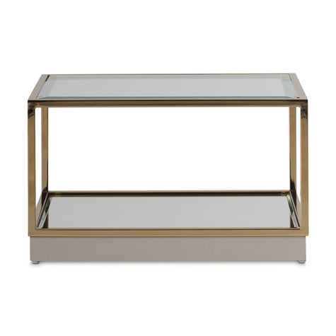 Michael Amini Savannah Breeze Short Cocktail Table, Set of 2 - Bright Gold