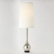Global Views Nickel Bulb Vase Table Lamp