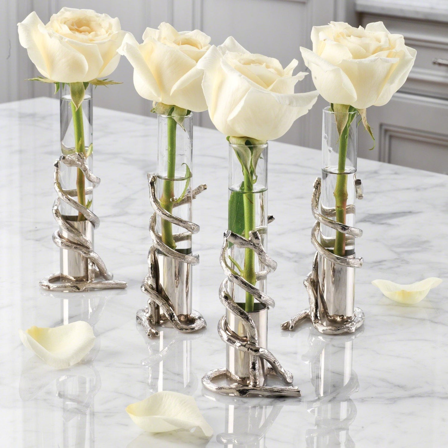 Global Views Nickel Branch Bud Vase