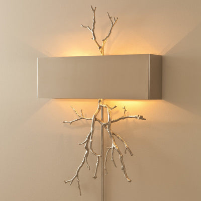 Global Views Nickle Twig Hardwire Wall Sconce