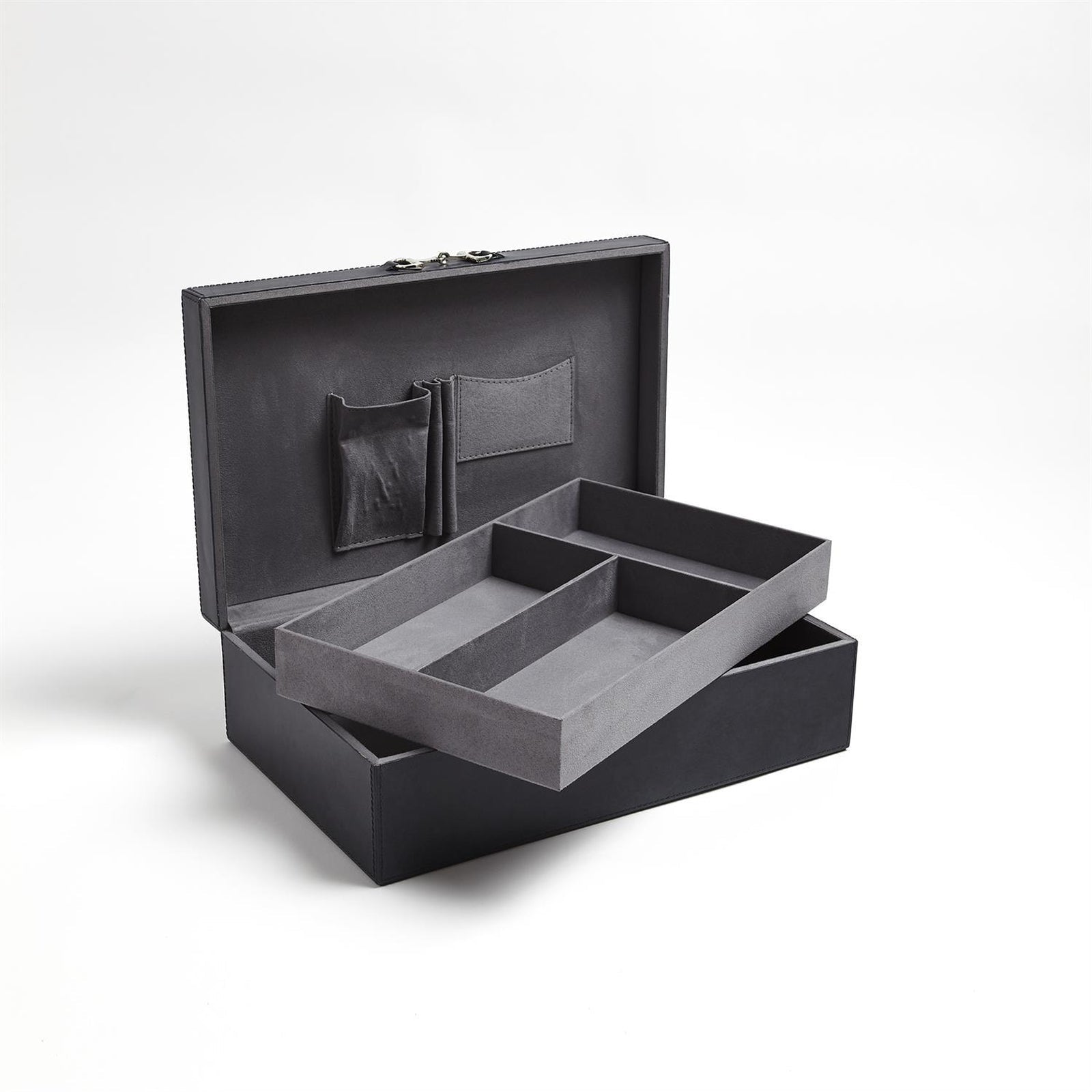 Global Views Blue Wash Stirrup Detail Box