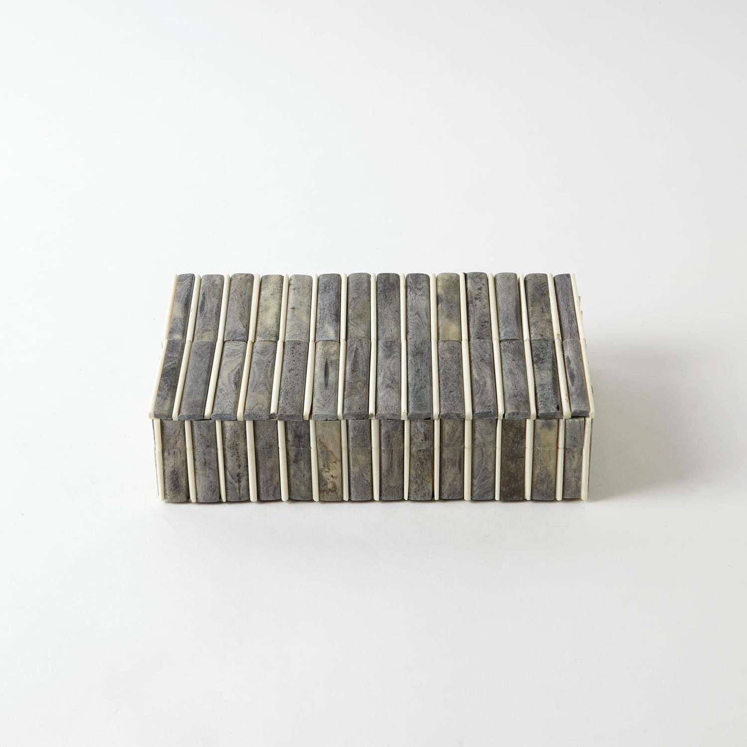 Global Views Grey Ivory Bone Box