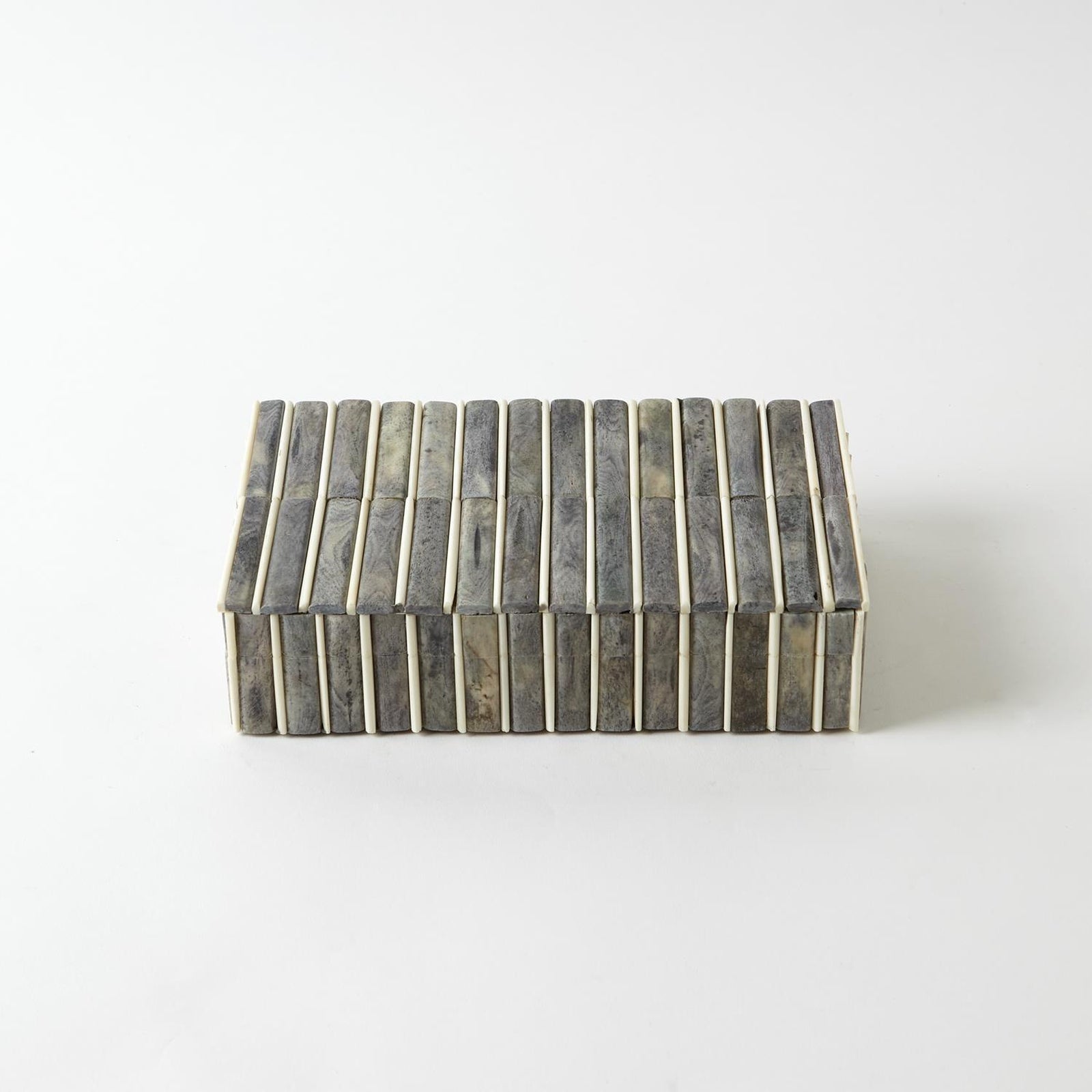 Global Views Grey Ivory Bone Box