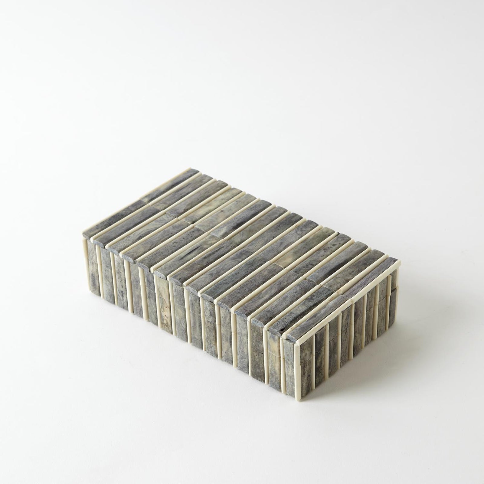 Global Views Grey Ivory Bone Box