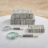 Global Views Grey Ivory Bone Box