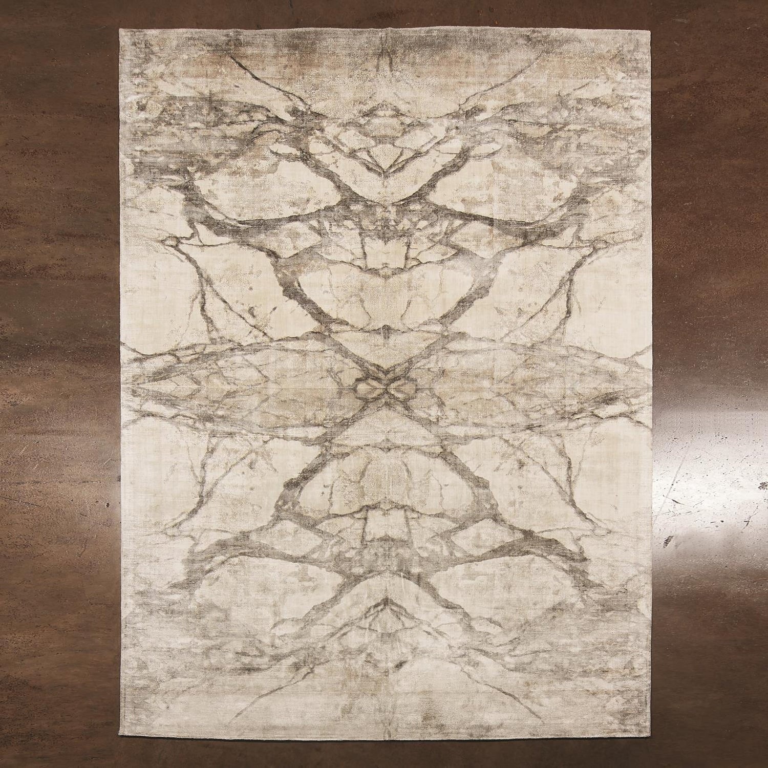 Global Views Neutrals Mirror Match Marble Rug