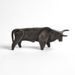 Global Views Natural Iron Bull Sculpture