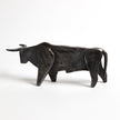 Global Views Natural Iron Bull Sculpture