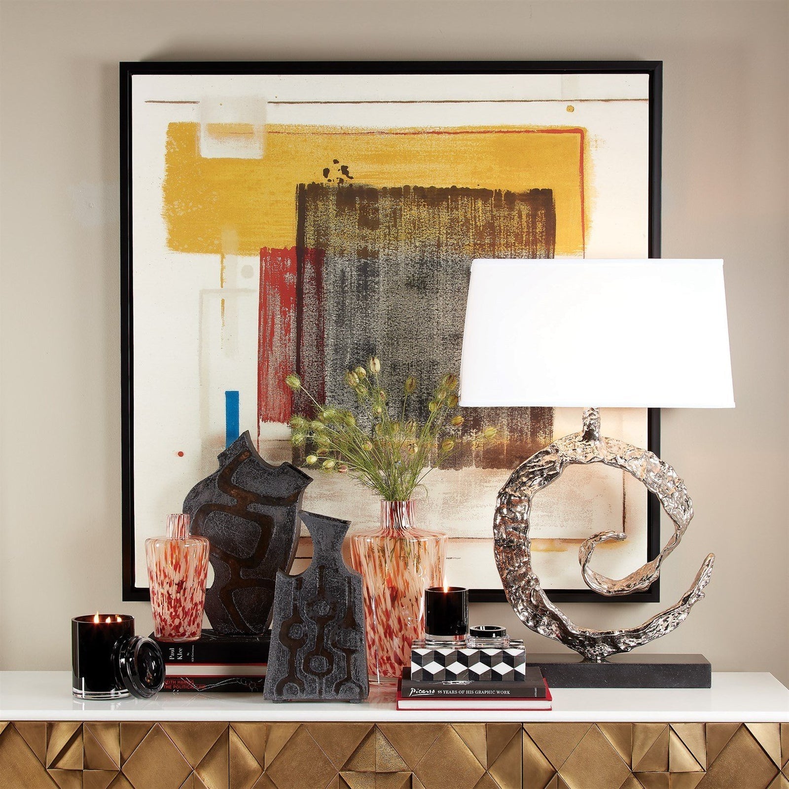 Global Views Swirl Lamp