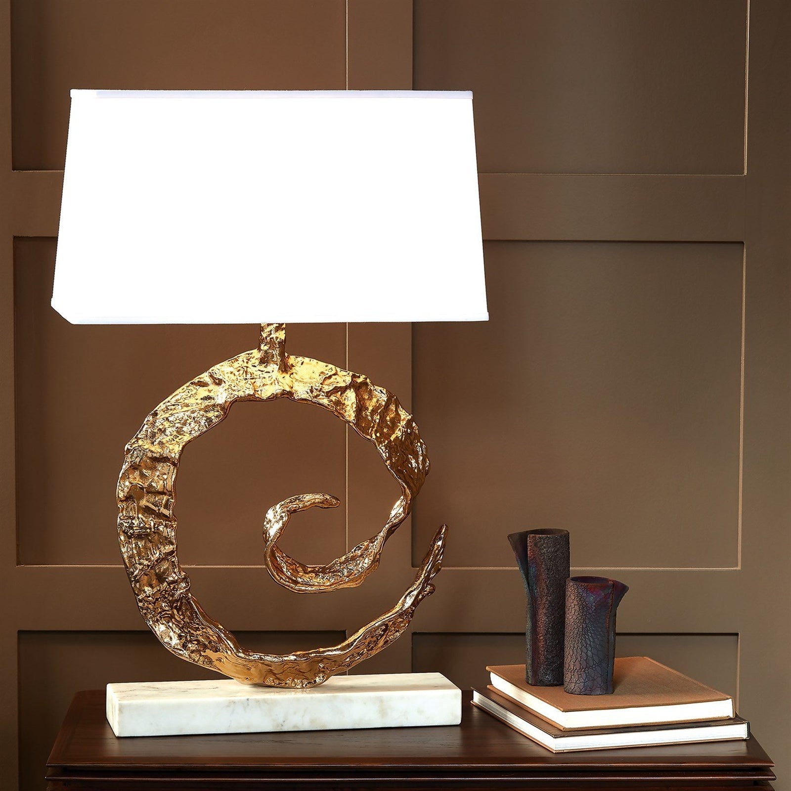 Global Views Swirl Lamp