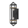 Hudson Valley Lighting Bedford Hills 2 Light 7.5 inch Aged Brass/Black Wall Sconce Wall Light Clearance