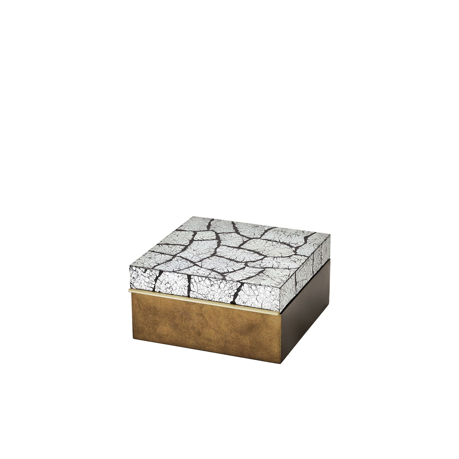 Global Views Antique Gold Leaf Eggshell Box