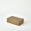 Global Views Brass Lames Boxes and Trays Aged