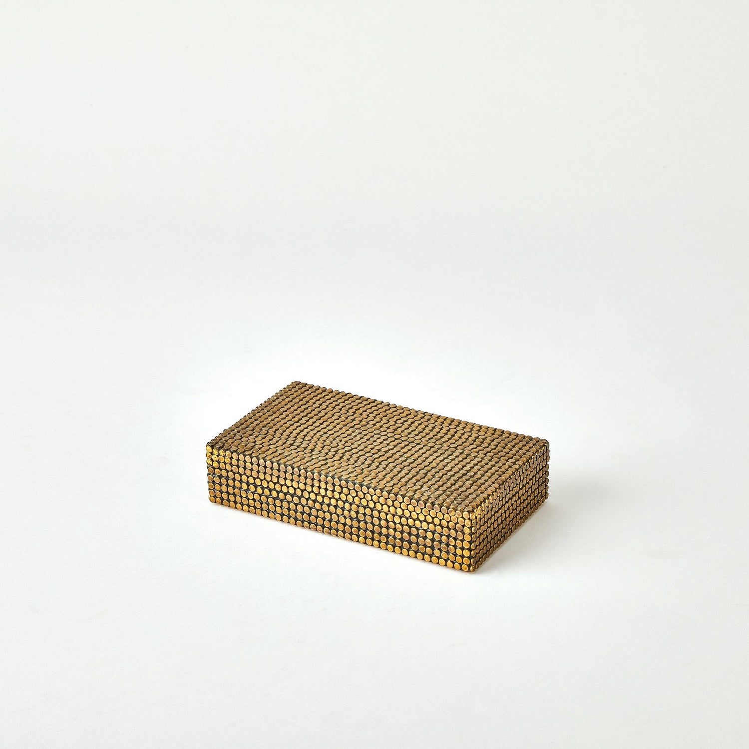 Global Views Brass Lames Boxes and Trays Aged