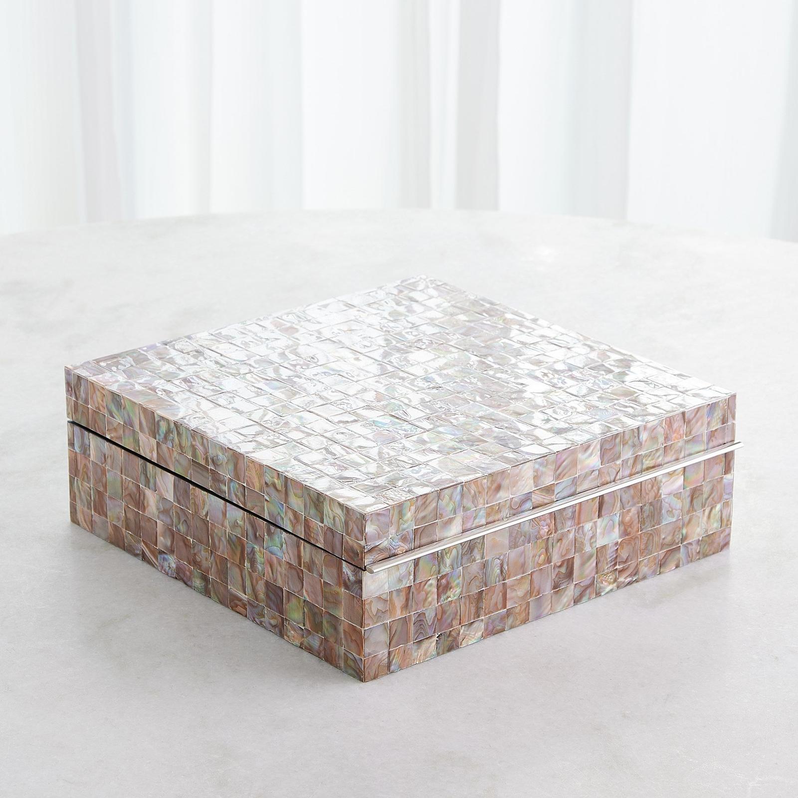 Global Views Mother Of Pearl Box