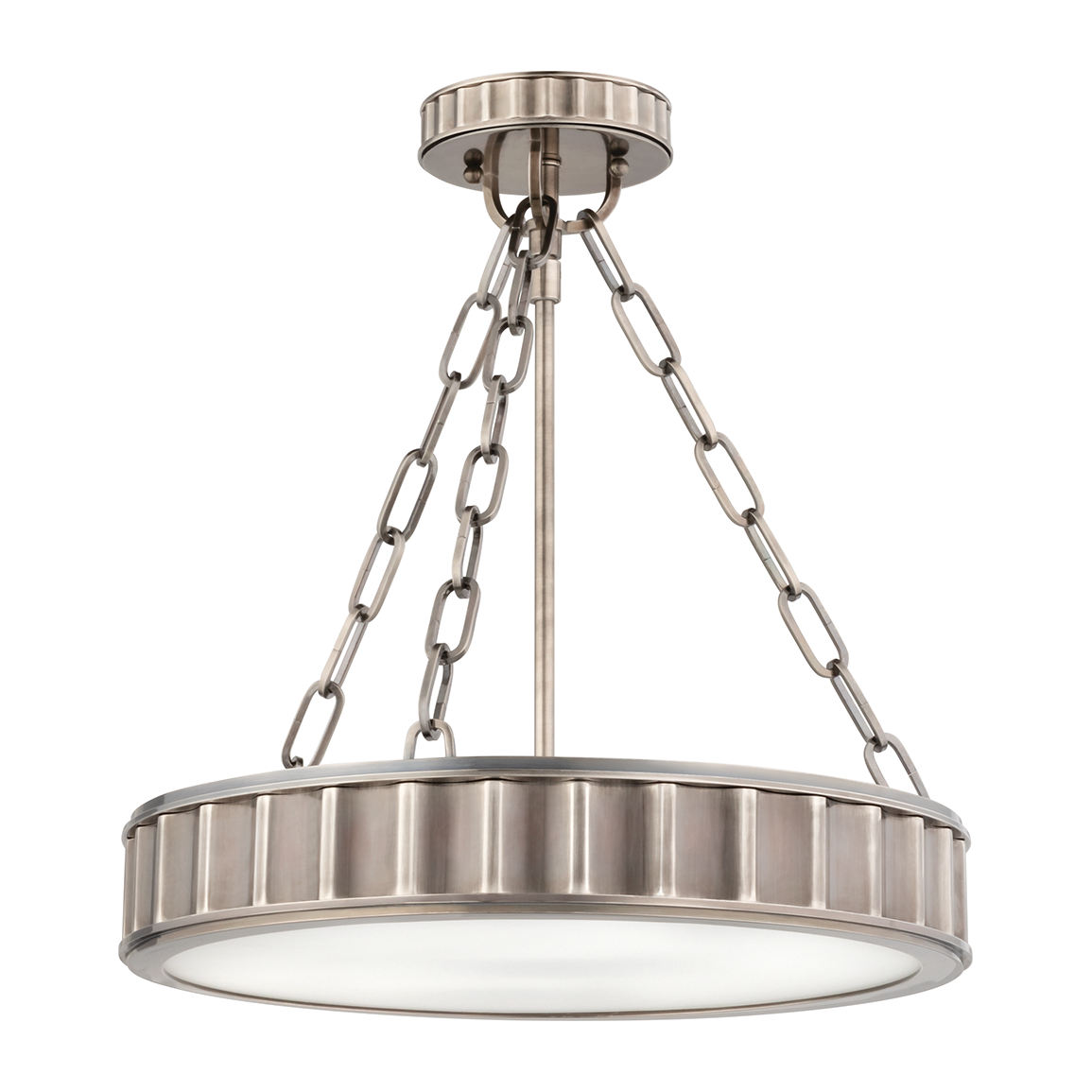 Hudson Valley Lighting Middlebury 3 Light 15.5 inch Semi Flush Ceiling Light
