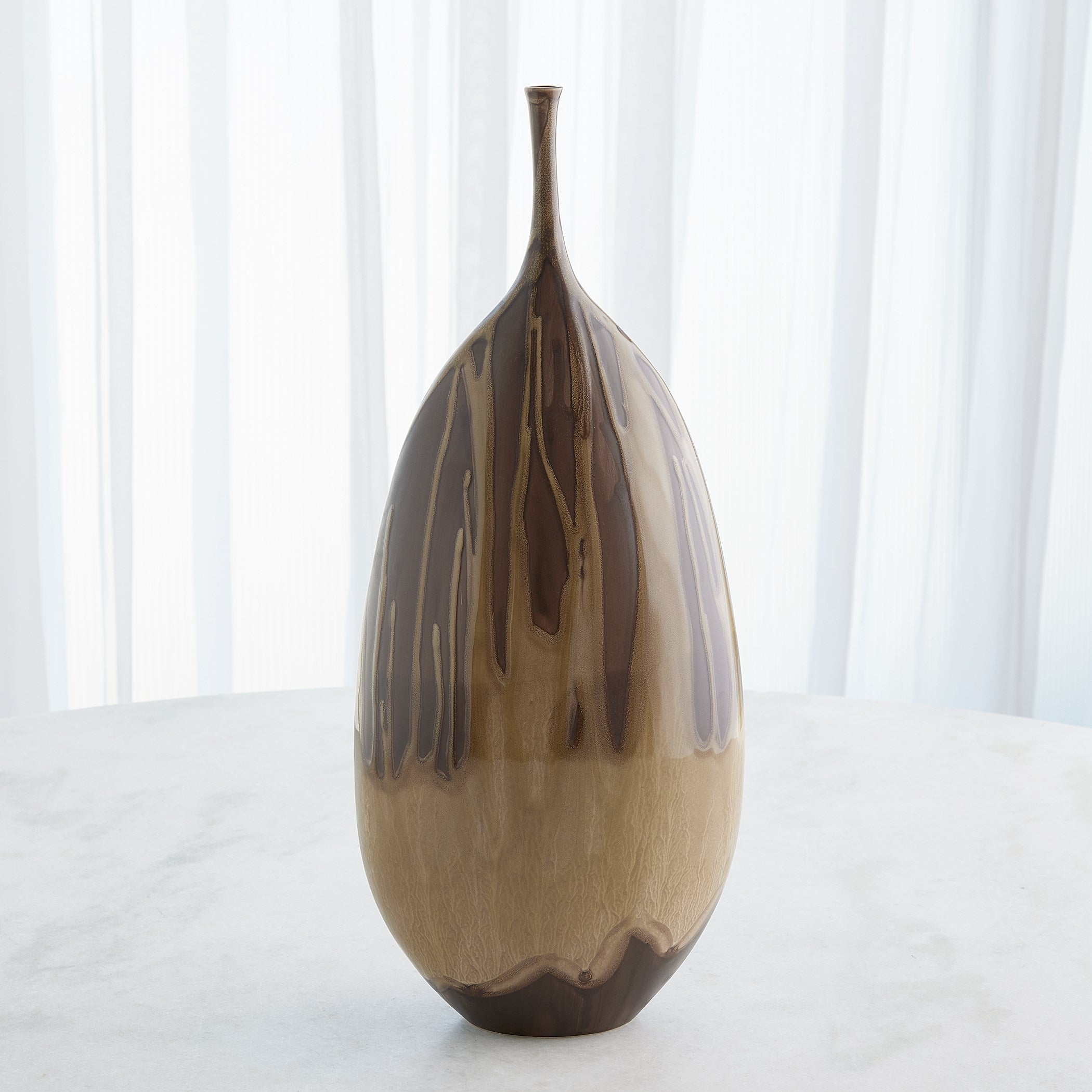 Global Views Umber Splash Bottle