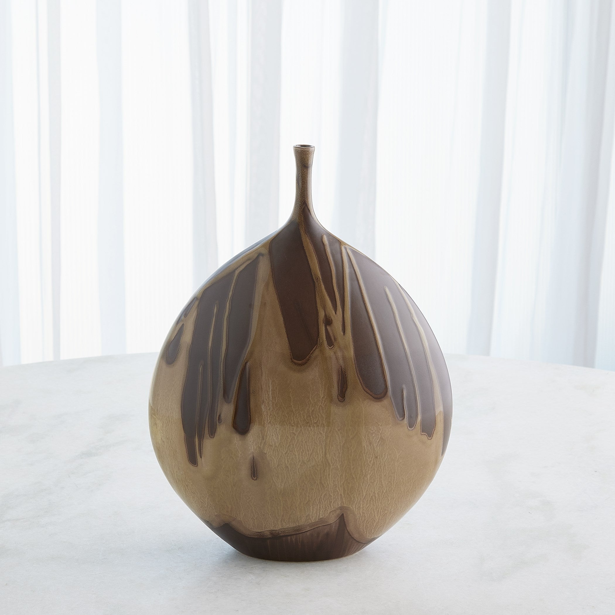 Global Views Umber Splash Bottle