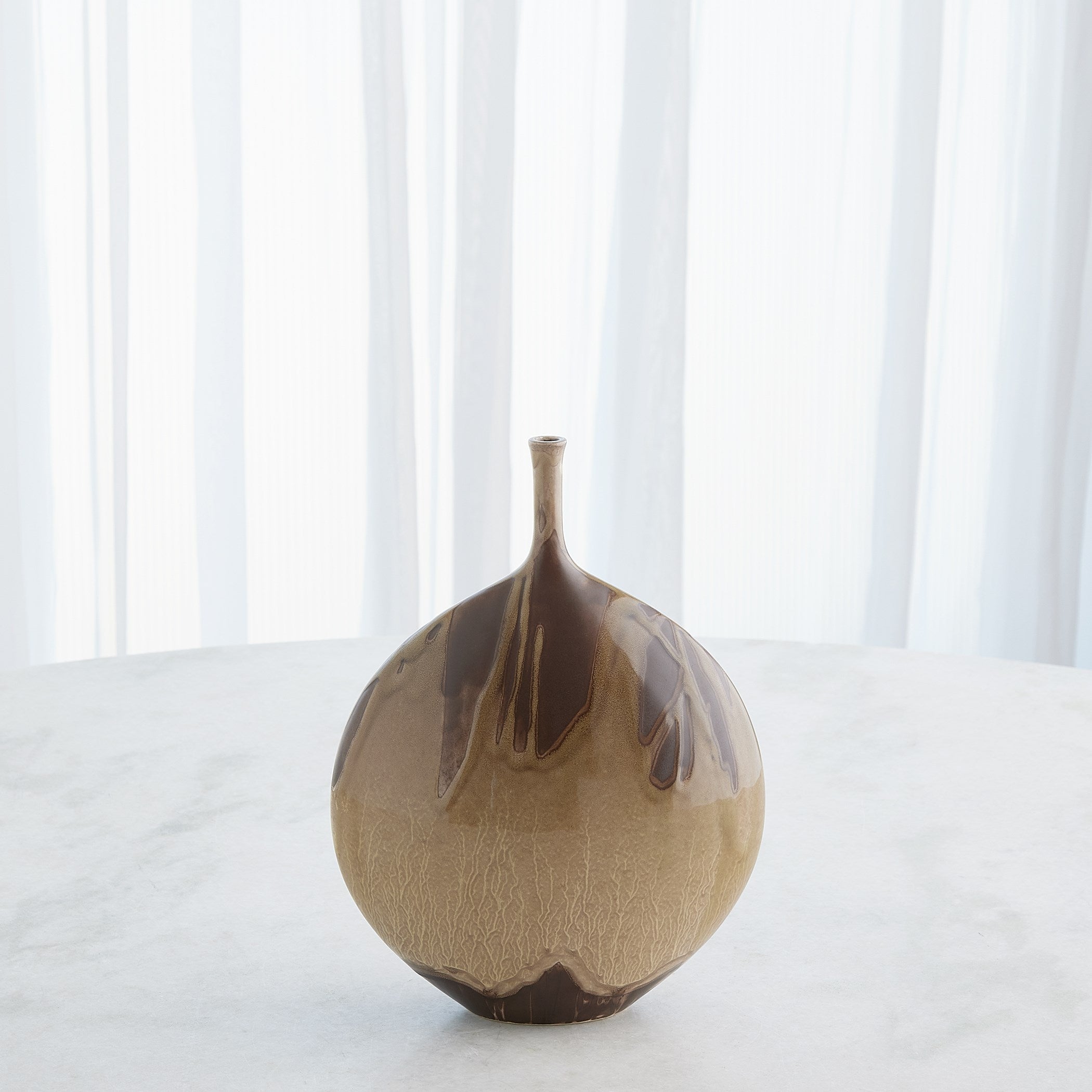 Global Views Umber Splash Bottle