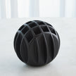 Global Views Matte Black Bud Ball Vase