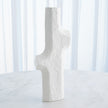 Global Views Matte White Tiered Trunk Vase