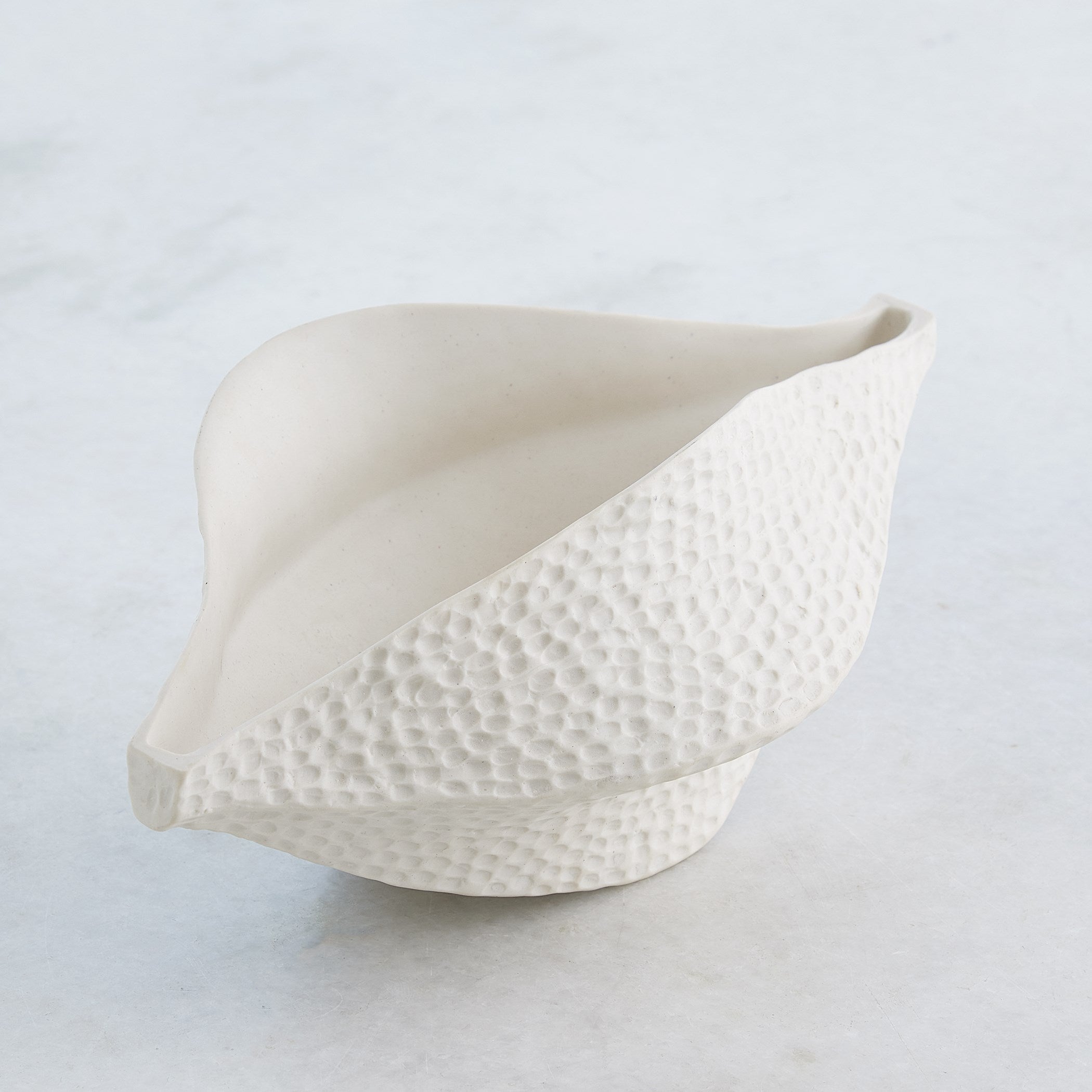 Global Views Matte White Porcelain Pod