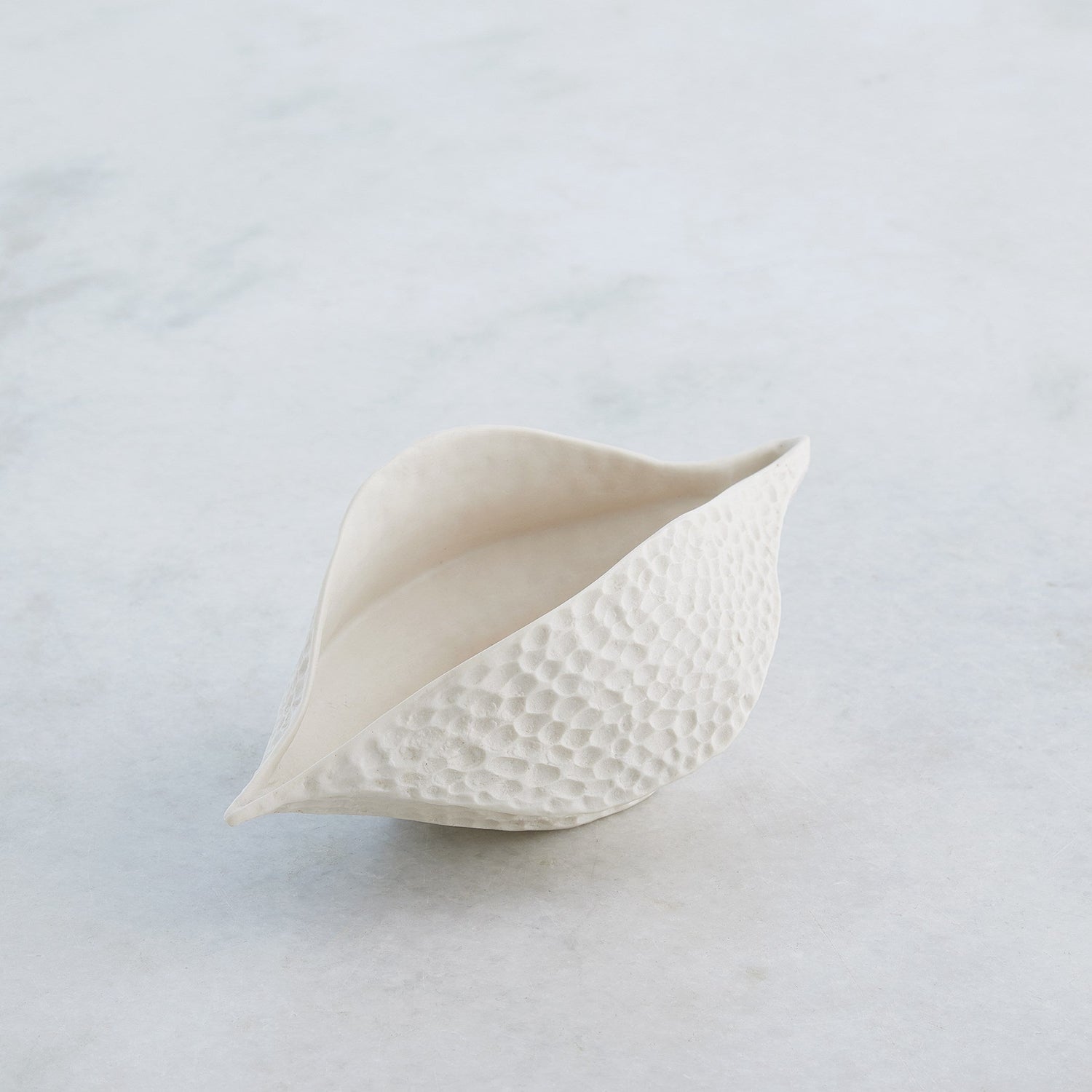 Global Views Matte White Porcelain Pod