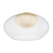 Hudson Valley Lighting Moore 1 Light Aged Brass Flush Mount Ceiling Light