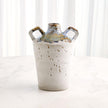 Global Views Volcan Grey Reactive Green Handled Jars