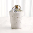 Global Views Volcan Grey Reactive Green Handled Jars