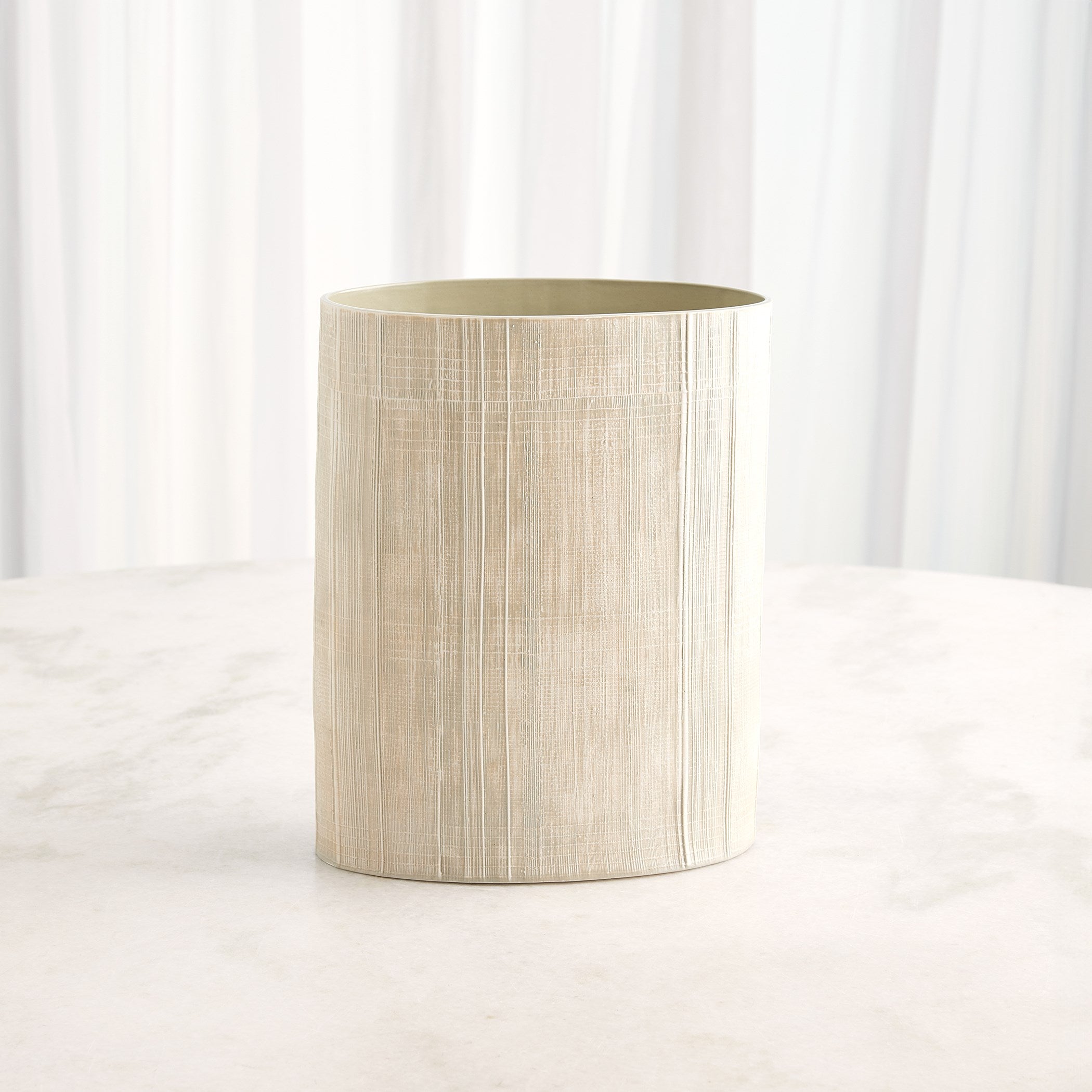 Global Views Celery Cross Hatch Vase