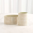 Global Views Celery Cross Hatch Vase