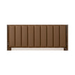 Michael Amini Pavira Eastern King Bed with LED Lights - Walnut