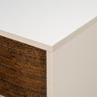 Michael Amini Pavira 1-Drawer Nightstand with LED Lights - Walnut