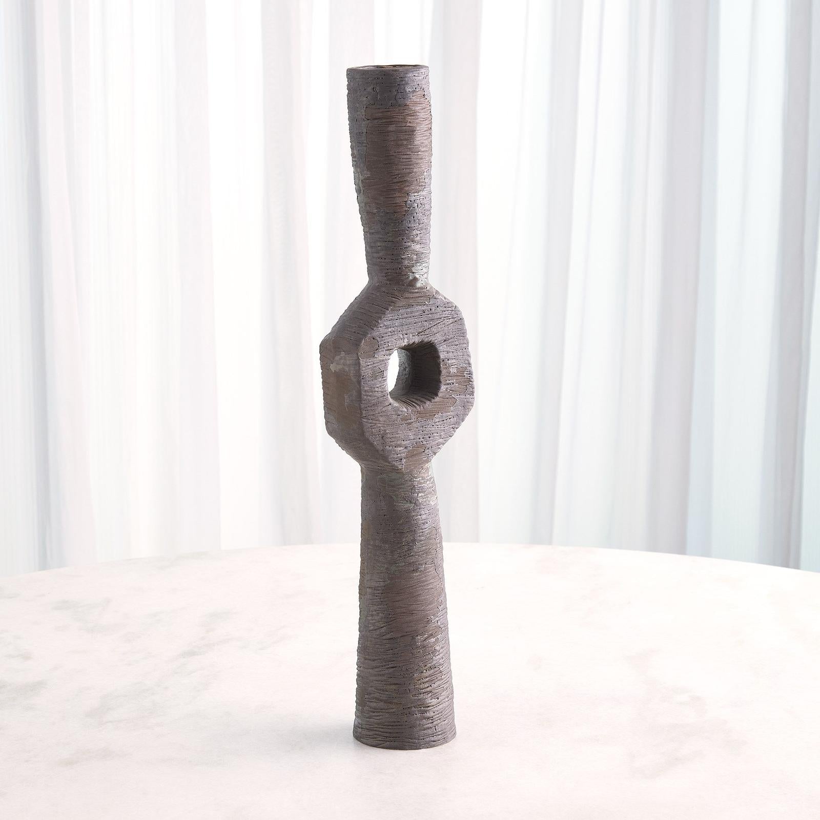 Global Views Rugged Brown Ebba Vase