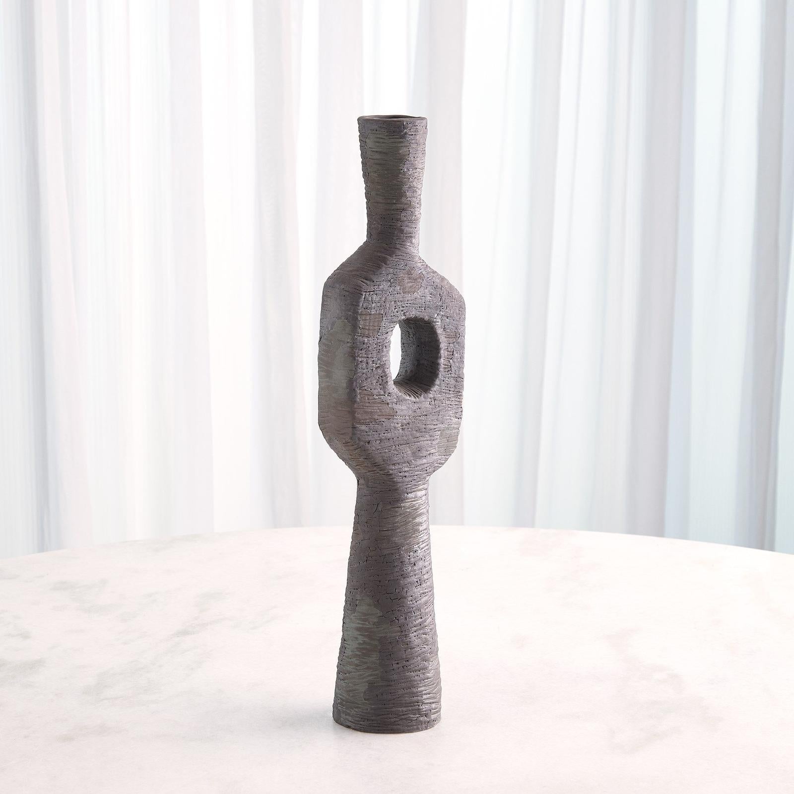Global Views Rugged Brown Ebba Vase