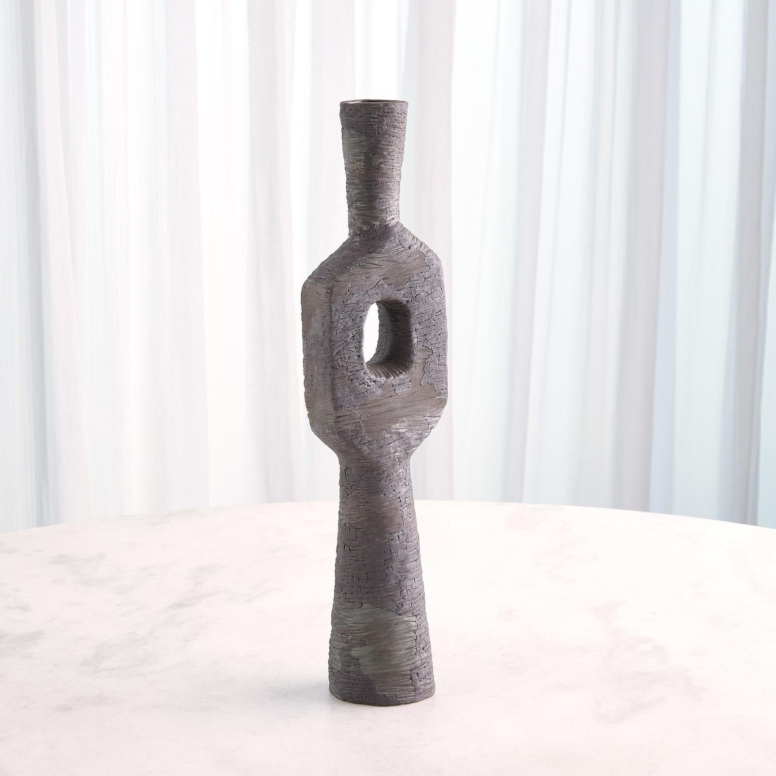 Global Views Rugged Brown Ebba Vase