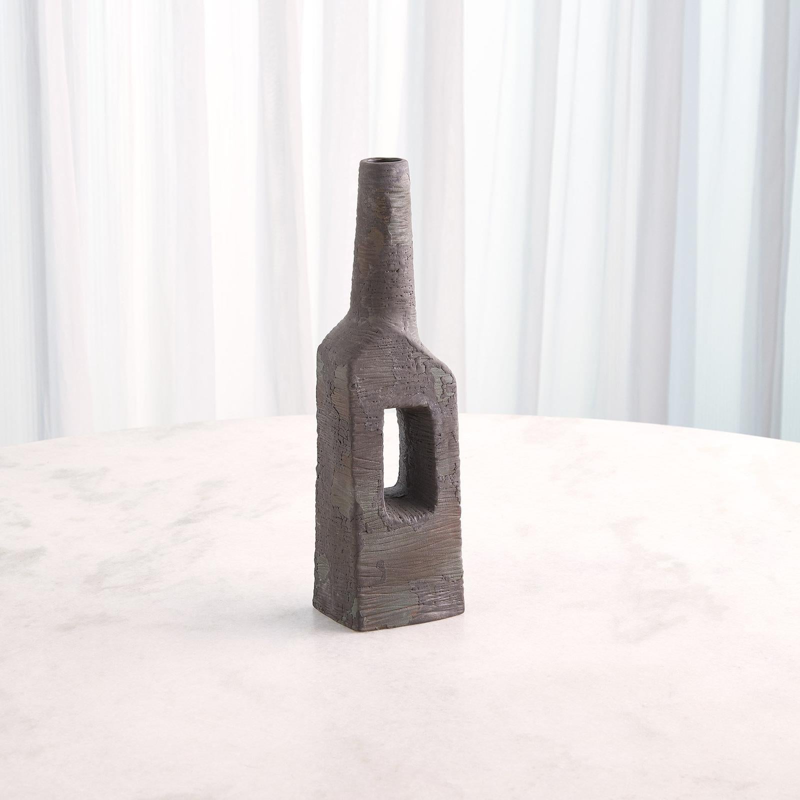 Global Views Rugged Brown Ebba Vase
