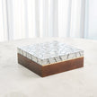 Global Views Antique Gold Leaf Eggshell Box